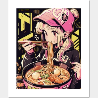 Noodle Girl # 2 Posters and Art